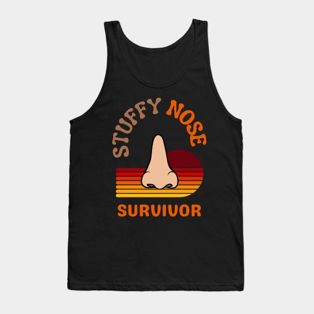 Stuffy Nose Survivor vintage Retro Tank Top by Adam4you